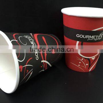 Custom logo printed christmas hot drink paper cup