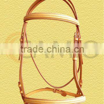 CE 641782 Leather Bridle with combaind nose band