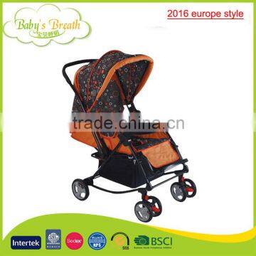 BS-26B 2016 europe high quality softtextile buggy stroller baby happy