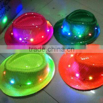 Promotional Cheap Manufacture Christmas Funny LED Party Hat Sequin Party hat Jazz hat                        
                                                Quality Choice