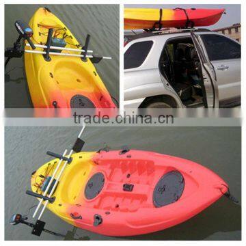 Kayak with motor for fishing