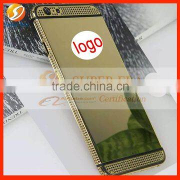 gold diamond back cover for iphone 6 rear cover housing perfect testing