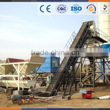 HZS35 hopper 35m3 concrete batching plant