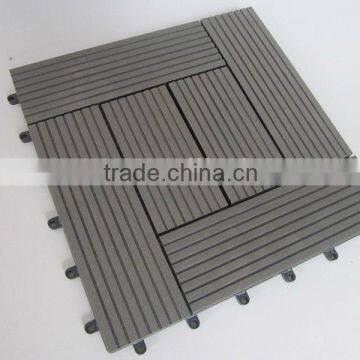 beautiful environmental Creative cheap Outdoor/ Indoor wood plastic composite/WPC DIY tile