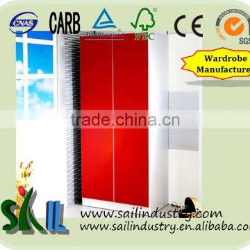High Quality Swing Door Wardrobe Fashion Design