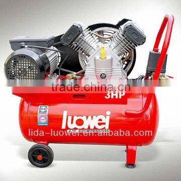 Bellt driven mobile Italy type LW-P3009 piston air compressor