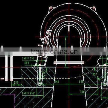 Horizontal Small Hydro Power water turbina / 160kw Francuis turbine/Hydropower plant