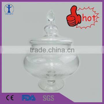 high quality wholesale glass jar, wholesale glass jar with glass lid