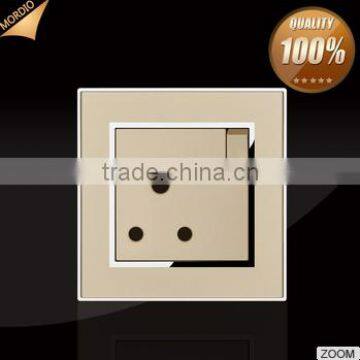 2015 NEW design BS standard Hotel design 1 gang 15A electric wall socket
