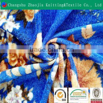 100% Polyester Carding printing fabric Velvet Fabric from Alibaba China Manufacturer