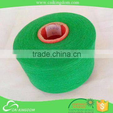 dyed spinning super quality open end knitting carpet yarn with 50% cotton 50% polyester