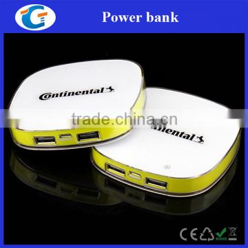 5000 mah dual usb output power bank phone charger