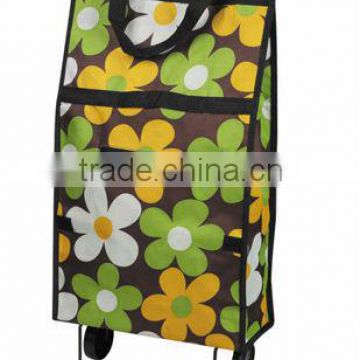 Folding camping trolley bag