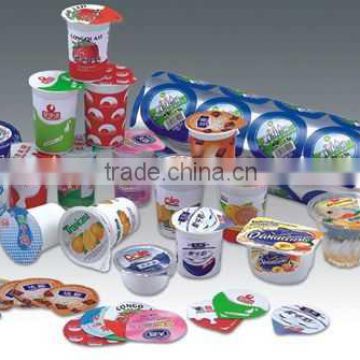 double wall paper ice cream cups smooth aluminum pp/ps plastic cup foil lid easy peel