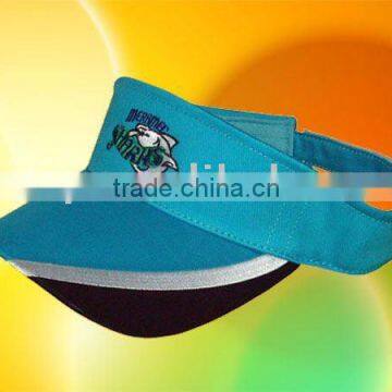 100% cotton twill visor