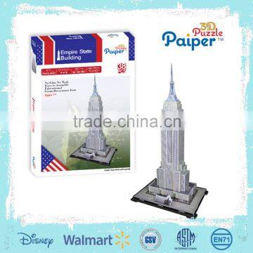 Empire state building 3d paper jigsaw puzzle toys novelty