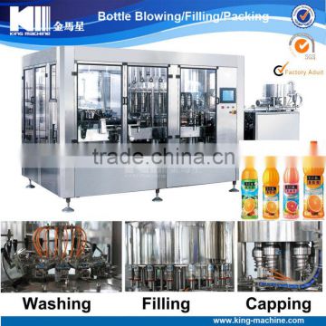 Automatic RCGF Series Juice Filling Machine / Orange Apple Fruit Juice Bottle Plant