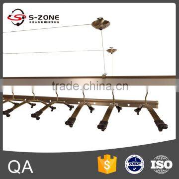 Good Quality Aluminium Clothes Hanger With Balcony Clothes Drying Rack photo-3