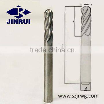 JR132 3mm-16mm carbide ball nose end milling cutter