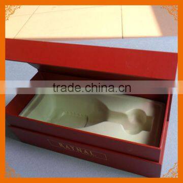wine paper box with insert