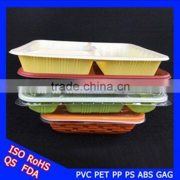 Customized by the manufacturer, disposable plastic lunch boxes packaged takeaway