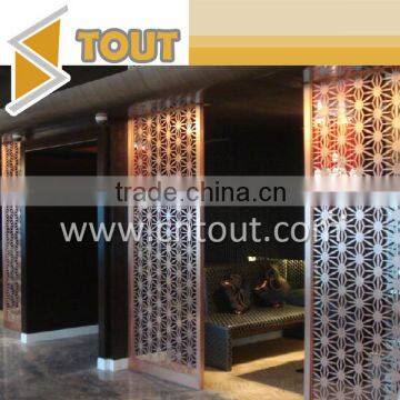 201 304 316 Decrative Laser Cutting Color Stainless Steel Screen photo-3