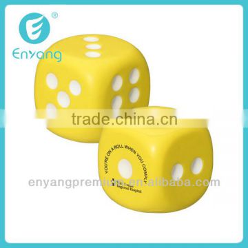 pu promotional antistress dice