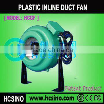 Plastic inline duct fan