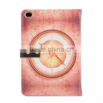 Retro Colorful Painting Flip Standing Pu Leather Case For IPad Pro With Sleeping Function photo-5
