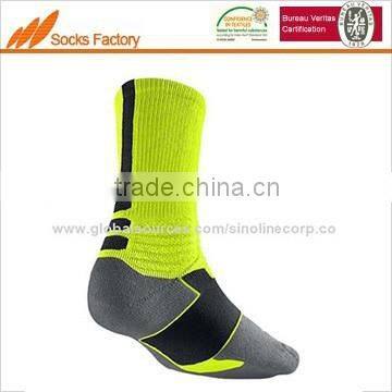 Men's and women's functional sports outdoor socks yellow