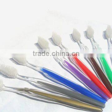 travel use healthful transparent hotel toothbrush transparent toothbrush