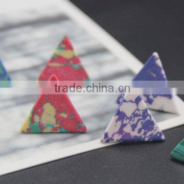 New Arrival Colorful Triangle Turquoise earring