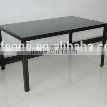 cheap modern glass dining table