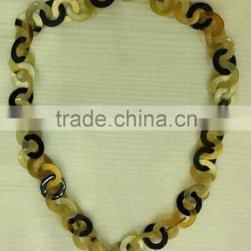 Hot selling best quality handicraft nice buffalo horn necklace jewelry