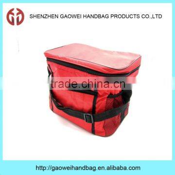 Large Thermal Cooler Insulated portable picnic box bag pouch Foldable Strap