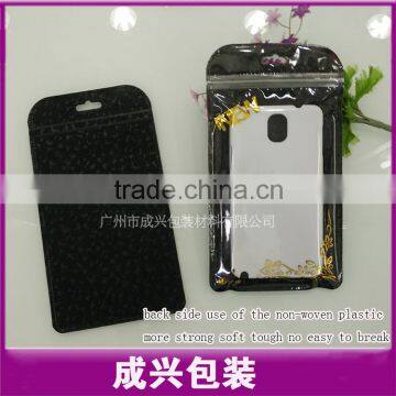 Black Zipper Bag With Printing/common Design for Iphone6 Plus Case/samsung NOTE5 Phone Case Poly Bag photo-4