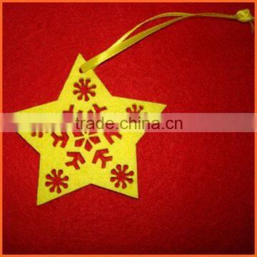 Holiday Decoration Felt Hollowed Star Made in China