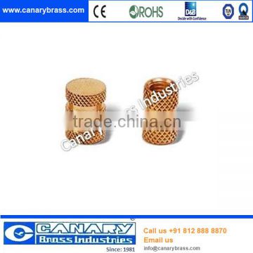 Brass female threaded insert