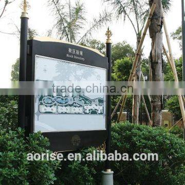 Advertising pylon standing sign