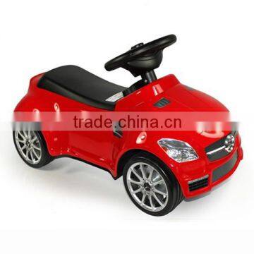 Hot red steering wheel children toy car