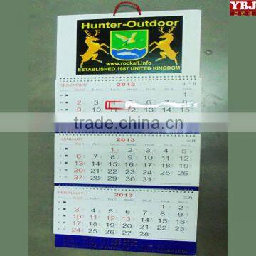 3 month islamic calendar printing/calendar printing service for new year gift