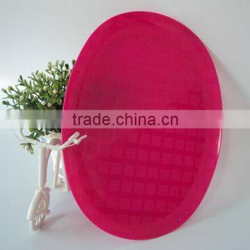 Colorful Plastic Oval Plate