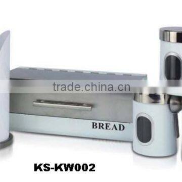 stainless steel bread storage boxes set