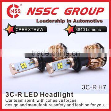 Hot sale Led headlamp manufacturers/Most power led mining light/LED headlight, 4000lm 6500k 12v-24v 9007 h4 h7