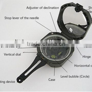 Geological compass/High Quality Marine Compass Military Camping Navigation Lensatic Marine Compass