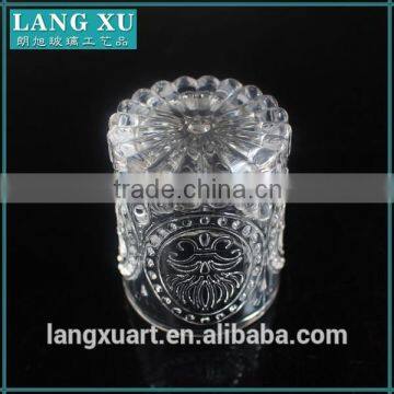 LX-Z013 Press Engraved Decorative Votives Glass Votive Candle Holder photo-2