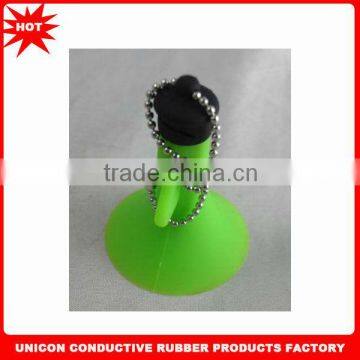 wholesale horn silicone phone sucker stand