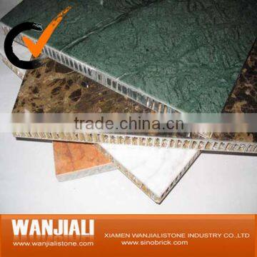 Marble aluminium honeycomb composite tiles