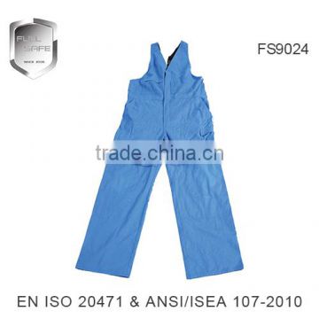 fashional traffic safety work blue bib-pants