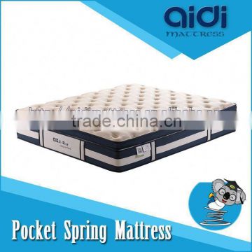 2015 New Design Visco Gel Memory Foam Mini 5-Zone Pocket Spring Night Sleep Mattress